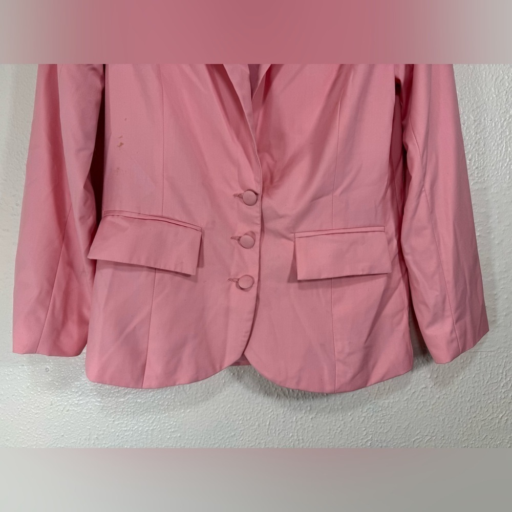 Danielle Guizio Pink Blazer Women’s XS Preppy Barbiecore Feminine Business - Picture 5 of 16